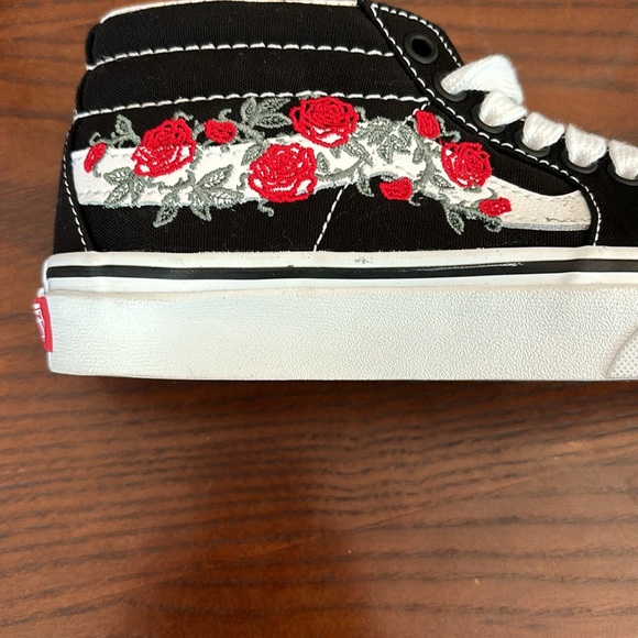 Vans Sk8-mid Floral side stripe black - Picture 4 of 5